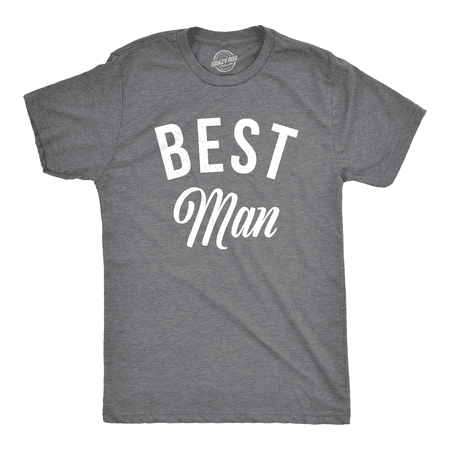 Mens Best Man T shirt Cool Wedding Bachelor Party Tee For (Best Man's Duties At The Wedding)