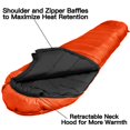 thumbnail image 3 of Saco de dormir Bessport Mummy, 230 x 80 x 55 cm, 2 kg, para climas fríos, 3 of 7