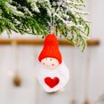 thumbnail image 4 of Decoración navideña, muñeco de Ángel, colgante de árbol, adornos colgantes, manualidades navideñas, decoraciones de elfos, 4 of 5