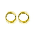 thumbnail image 2 of Luxe Modz Pair of Surgical Steel PVD Gold Double Flare Ear Tunnels Earlets Gauges Plugs, 2 of 8