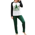 thumbnail image 6 of Family Matching Pajama Sets Cute Christmas Tree Sleepwear Snowman Holiday PJS for Couples and Kids, 6 of 10