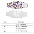 thumbnail image 3 of Washable Female Dog Diaper with Adjustable Straps,Reusable Incontinence Pads for Heat,Belly Bands for Dogs,1 Pack, 3 of 6