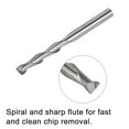 thumbnail image 3 of Unique Bargains 1/8' Shank 3.175mm x 17mm Solid Carbide 2 Flute CNC Spiral Router Bit for PVC MDF Wood 2 Pack, 3 of 5