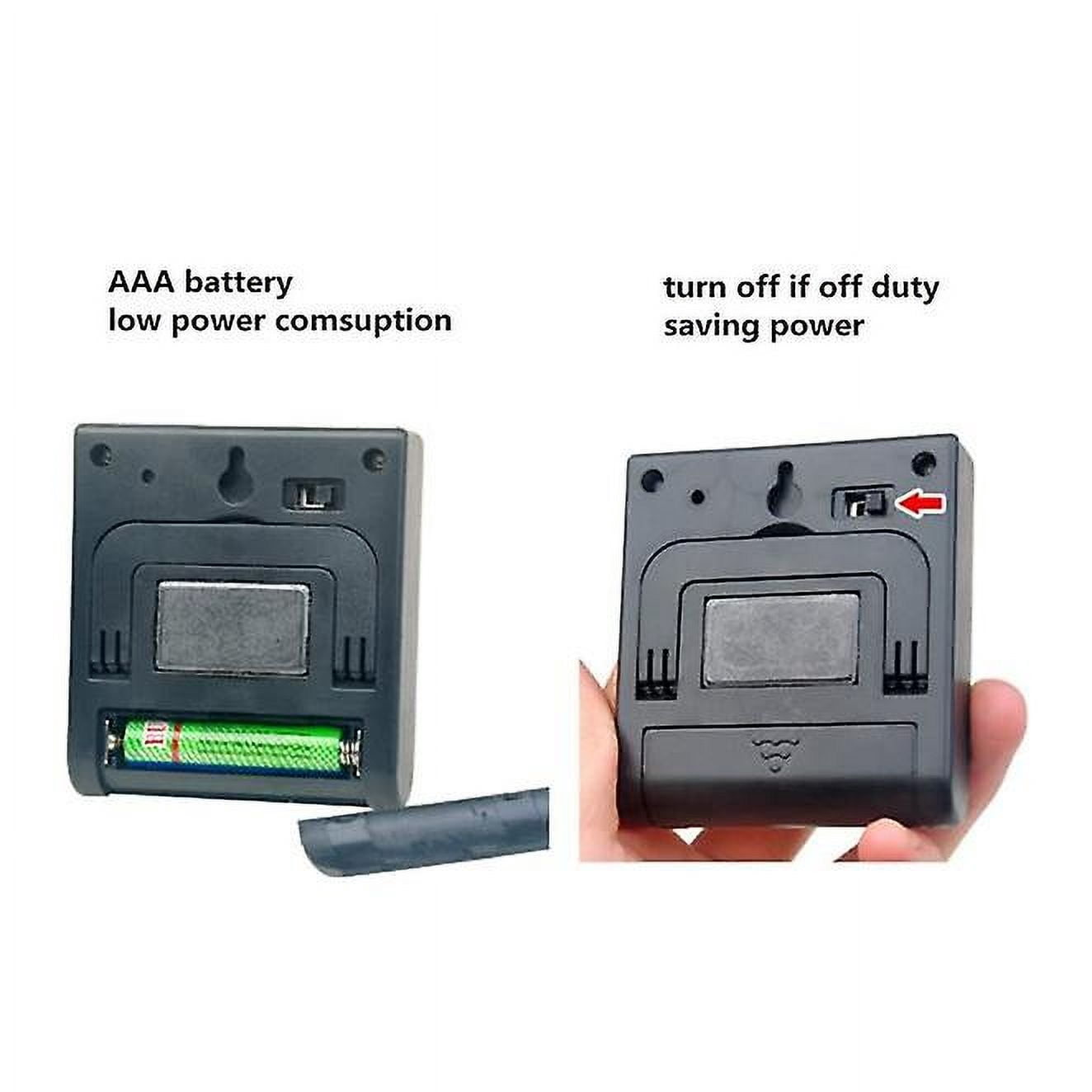 Lot De 2 Minuteries Numériques Mini – Compte à Rebours 24h, Chronomètre, Aimantées Pour Cuisine, Sport, Étude