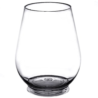 wine glassed 14 oz Modern Tilted Design Brass Stemmed Wine Glasses, Set of 4 main image 0