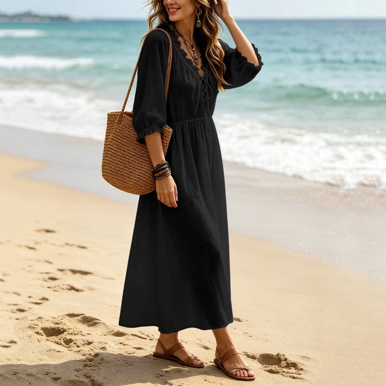 women midi dress Brown Polka Dot Chiffon & Reviews - Brown - Dresses Bottom Size:XL FINALSALE26 Morilee Bridal 2121 Prom Sleeve Midi Dress from