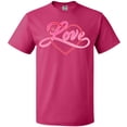 thumbnail image 3 of Inktastic Love in Red and Pink with Heart T-Shirt, 3 of 5