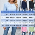 thumbnail image 4 of HVOBTTY Womens Long Sleeve Pullover T Shirt, Fall Tops for Women, Women's Fashion Solid Color Crew Neck Hollow Out Pullover Top White, XXL, 4 of 5