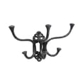 thumbnail image 2 of NWOKYZGH 1Pc Creative Antique Decorative Cast Iron Multi Hook Wall Hanger with 6 Hooks, Black, 2 of 7