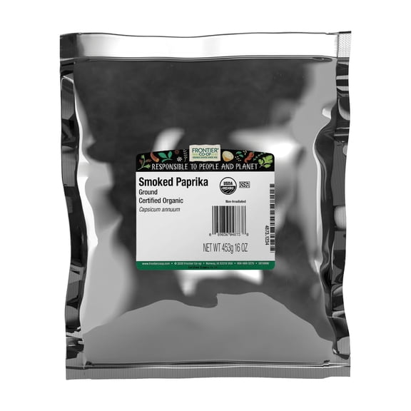 Frontier Co-op Certified Organic Smoked Paprika, Ground, 16 oz. Bag