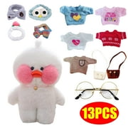 Lalafanfan Duck Plush Toy,30cm Cartoon Cute LaLafanfan Cafe Duck Plush Toy