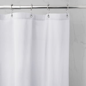 Better Homes & Gardens Ultimate Shield Fabric Shower Liner, White