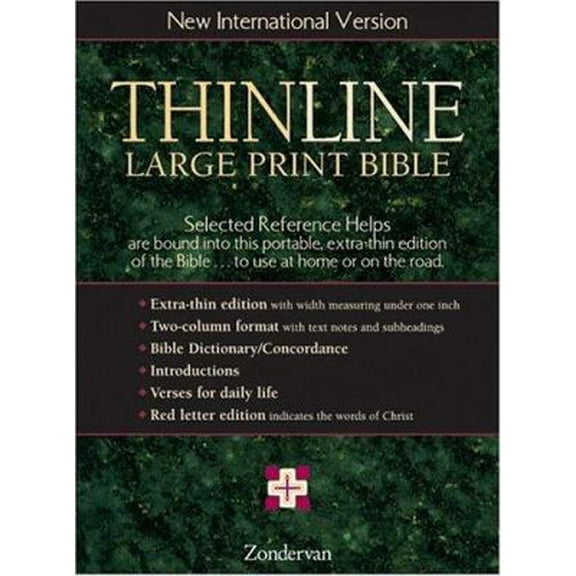 Pre-Owned Thinline Large Print Bible, New International Version, English (Unknown) 0310916798 9780310916796