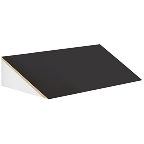 Sloping Hood - for 24 Inch Deep Extra Wide Designer Wood Locker - 3 Wide - Black