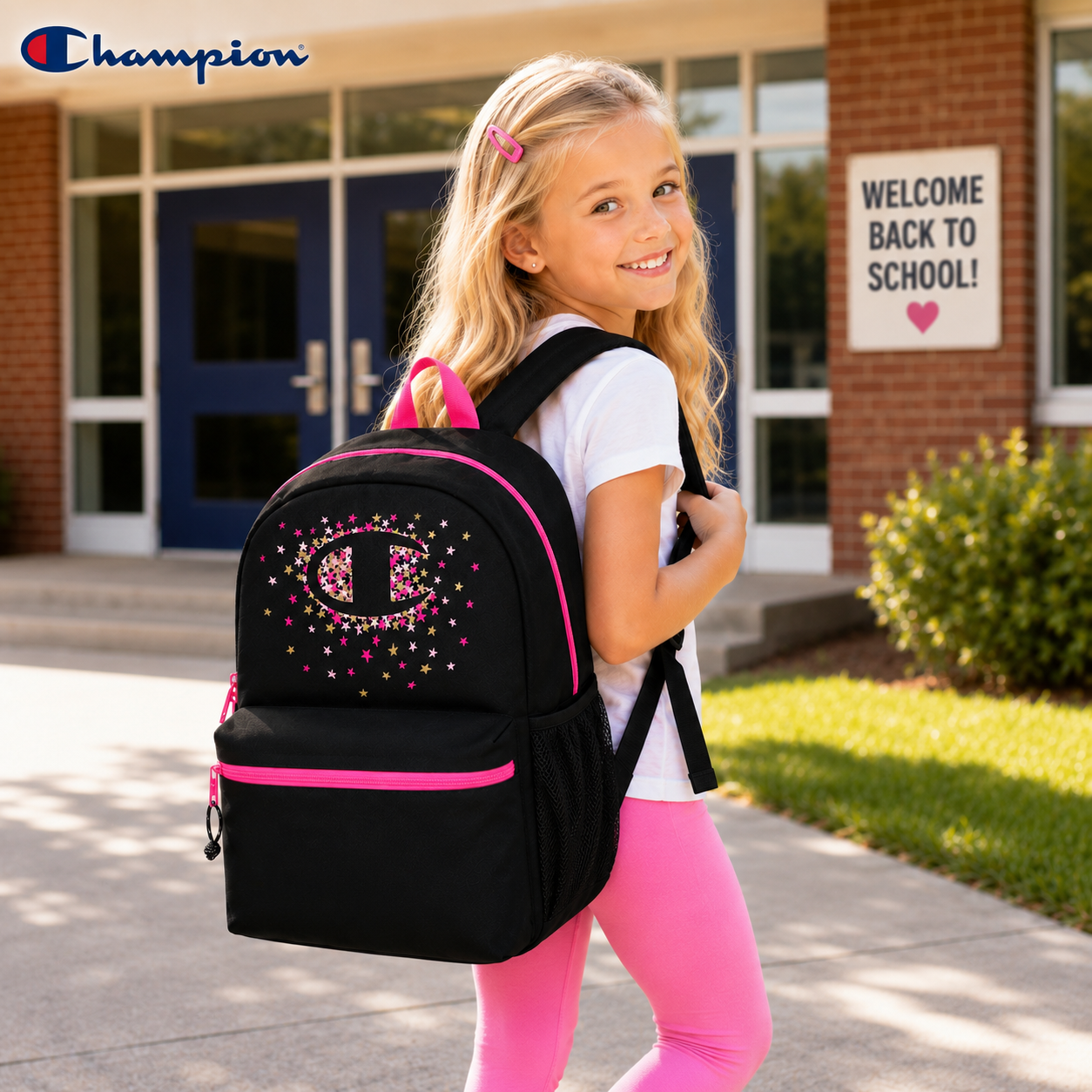 Mochila escolar para niños y niñas con compartimento para laptop, para libro (17 pulgadas) 4