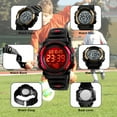 thumbnail image 3 of SKMEI Watch, Digital Sport Waterproof LED Watch with Alarm Stopwatch for Ages 5-7-10-12, PU Strap, 3 of 8