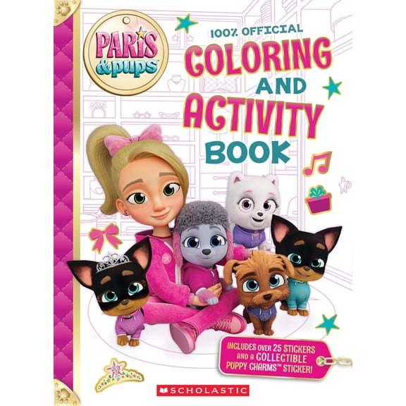 Paris and Pups: Coloring and Activity Book (Paperback)