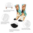 thumbnail image 3 of Rocae Funny Swimming Chihuahua for Girls Boys Crew Socks,Children's Socks, Kids Socks, Toddler Socks: Daily Wear with Kids School Uniform, 3 of 5