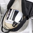 thumbnail image 2 of Woman Backpack Contrast Color Fashion Travel Bookbags for Outdoor Sport (White), 2 of 10