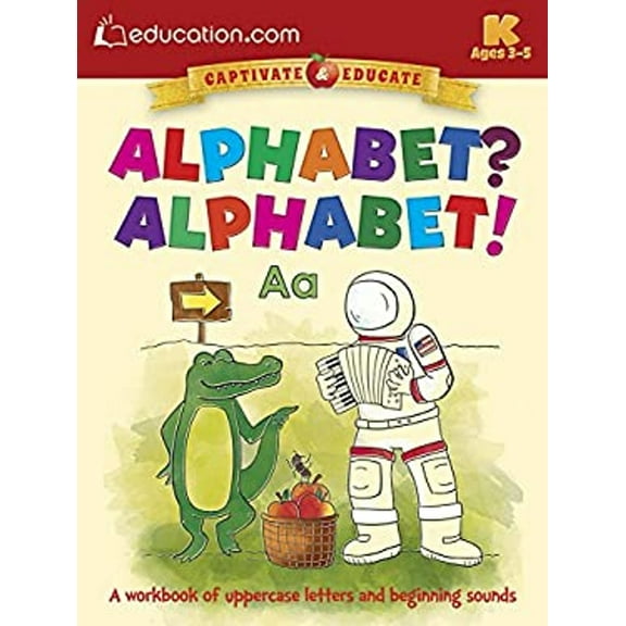 Pre-Owned Alphabet? Alphabet! : A Workbook of Uppercase Letters and Beginning Sounds (Paperback) 9780486802541