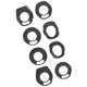 thumbnail image 3 of Espaciador de manillar curvo para bicicleta, 8 piezas, duradero, accesorios de herramientas, elevador profesional para montar en bicicleta de Cola Espaciador de manillar, 3 of 8