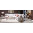 thumbnail image 2 of Magnussen Home Lorena Burnished Brass Rectangular Sofa Table, 2 of 2