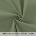 thumbnail image 4 of PiccoCasa Body Pillowcase Brushed Microfiber Body Pillow Cover, Sage Standard, 4 of 7
