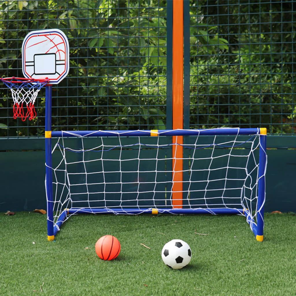 CEORPER Outdoor Basketball and Football combination is Convenient to Carry and Entertain