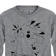 thumbnail image 3 of Pokémon - Pokedex Pikachu - Youth Long Sleeve Graphic T-Shirt, 3 of 5