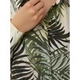 thumbnail image 5 of Shirt Collar Flower Pattern Maxi Dress, 5 of 5
