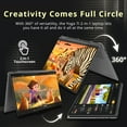 thumbnail image 4 of Lenovo Yoga 7i 2-in-1 16" 2K Touchscreen Laptop, Intel Ultra 7 155U, 16GB LPDDR5X, 1.28TB Storage(1TB SSD +288GB Docking Station Set), Backlit Keyboard, Fingerprint Reader, WiFi 6E, Win 11, Grey, 4 of 8