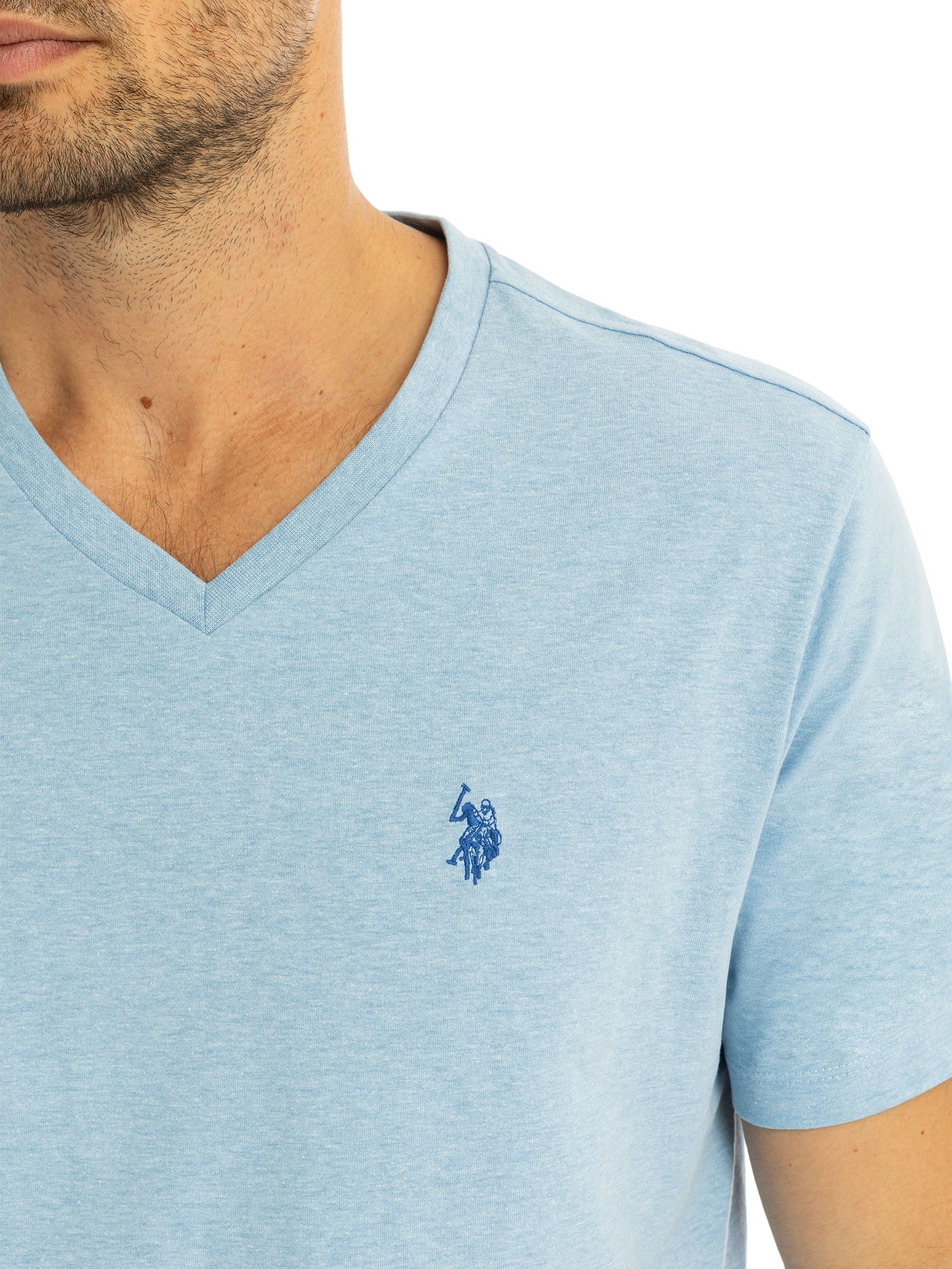 U.S. Polo Assn. Men's Basic Short Sleeve V-Neck T-Shirt