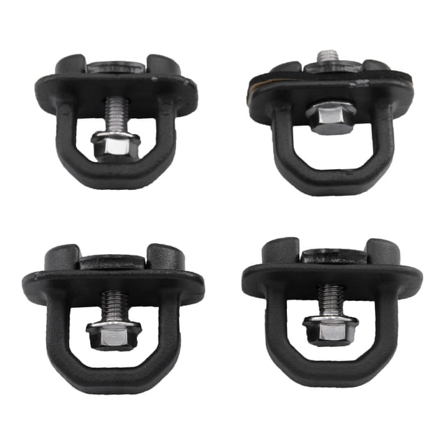Gancho Paquete de 4 accesorios para automóvil Anclaje de gancho Cama para camión Anclaje de pared la Meterk Gancho