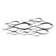 thumbnail image 1 of Adorno decorativo de escultura de pared de metal para sala de estar, baño interior, 60cmx21cm, 1 of 9