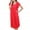 Red, variant on WTXUE Intimates | Nightshirts & Gowns Women Summer Home Lace Ice Silk Loose Plus Oversize Nightgown Dress | 1 Piece Black