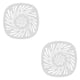 thumbnail image 3 of Injueey Cubierta de desagüe para el suelo del baño, tapón para el pelo de la ducha, colador de filtro para fregadero de cocina, color blanco Blanco 2piezas, 3 of 6