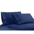 thumbnail image 4 of Bassano 1800 Series Embossed Deep Pocket Sheet Set - Super Soft & Wrinkle Free - Luxurious Bed Sheets Set (Twin, Navy), 4 of 4