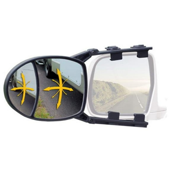 7034200 Fully Adjustable Dual View Clip On Towing Mirror