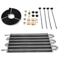 thumbnail image 1 of Riwesomey Kit de enfriador de aceite de transmisión remota de 6 filas para automóvil convertidor de radiador Auto-Manual Vehículos, repuestos y accesorios Mis, 1 of 1