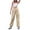 Khaki, variant on ibuvkizy Winter Cargo Pants Women,Fashionable Women's Casual Solid Color Button High Waist Wide Leg Work Pants Khaki,M