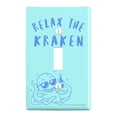 thumbnail image 1 of Relax the Kraken Funny Humor Plastic Wall Decor Toggle Light Switch Plate Cover, 1 of 4