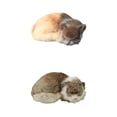 thumbnail image 1 of 2 figuras de peluche de gato realistas y realistas. amarillo y marrón, 1 of 8