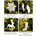 thumbnail image 2 of Christmas Tree Decoration Cute Cartoon Christmas Tree Ornaments Holiday Pendant for Christmas Carnival Party Carnival, 2 of 7