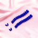 thumbnail image 3 of Uñas postizas JOYVVEW azul real cortas cuadradas 30 piezas, 3 of 7