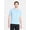 Blue Presence Heather, variant on Athletic Works Men's and Big Men's Stripe Jersey Tee with Short Sleeves, Sizes XS-4XLT