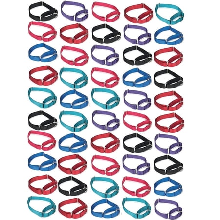 Bulk Wholesale Nylon Martingale Collars Shelter Rescue Vet Makes Great Donations (50 Collars 18 to 26 Inch)