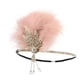 thumbnail image 5 of Diadema vintage de plumas para mujer, tocado de los años 20, tocado de perla 14cm, 5 of 9