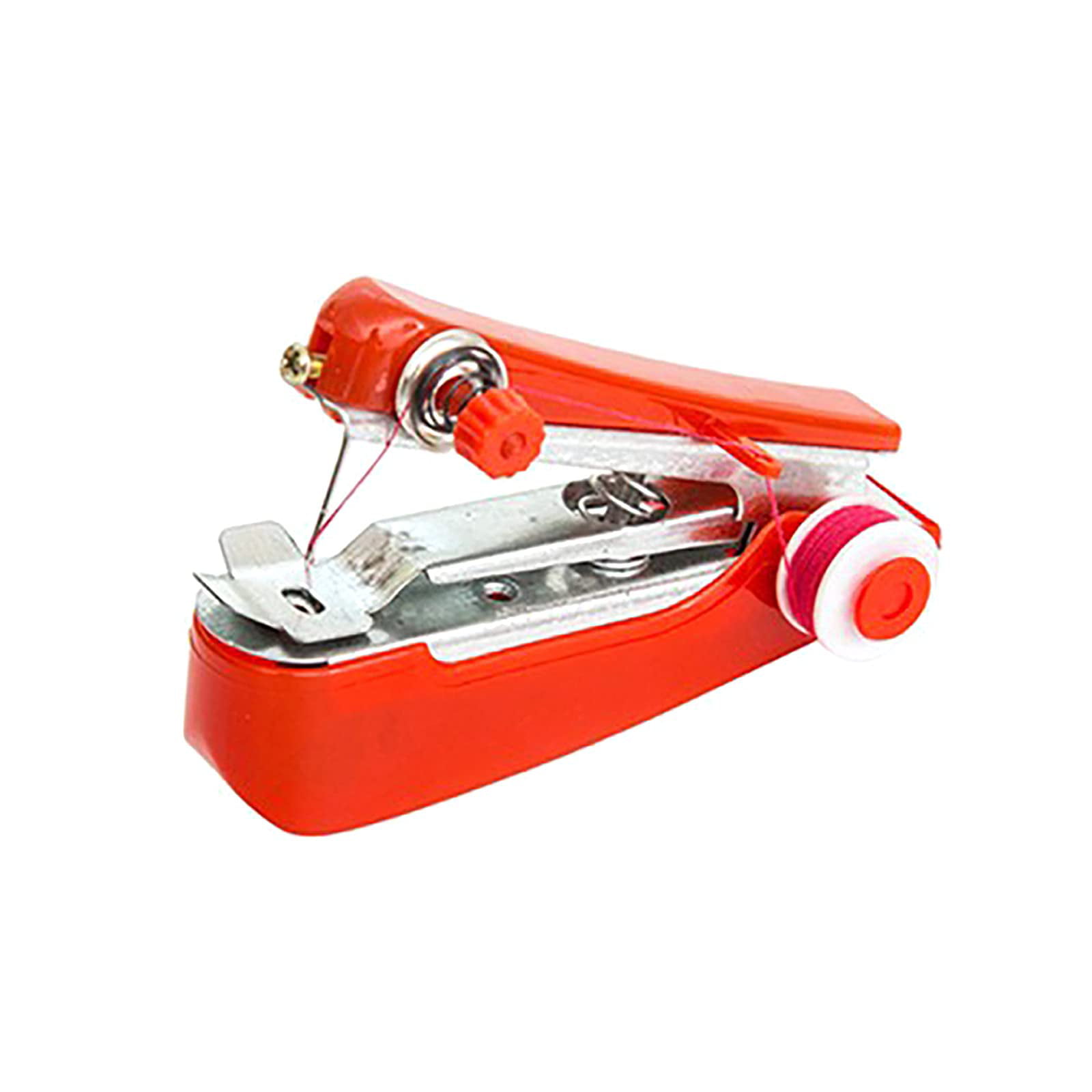  Handy Sewer - Handysewer Portable Sewing Machine, The Handy  Sewer, Mini Sewer Handheld Sewing Machine, Portable Mini Manual Sewing  Machine Handy Needlework Tool,Lightweight, Wear-Resistant (Red)