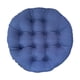 thumbnail image 5 of Cojín de exterior de 60 x 60 cm, cojines para sillas de jardín, cojines para sillas de mimbre con forma de huevo. Azul, 5 of 9