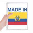 thumbnail image 1 of Ecuador Country Love Notebook Loose Diary Refillable Journal Stationery, 1 of 3